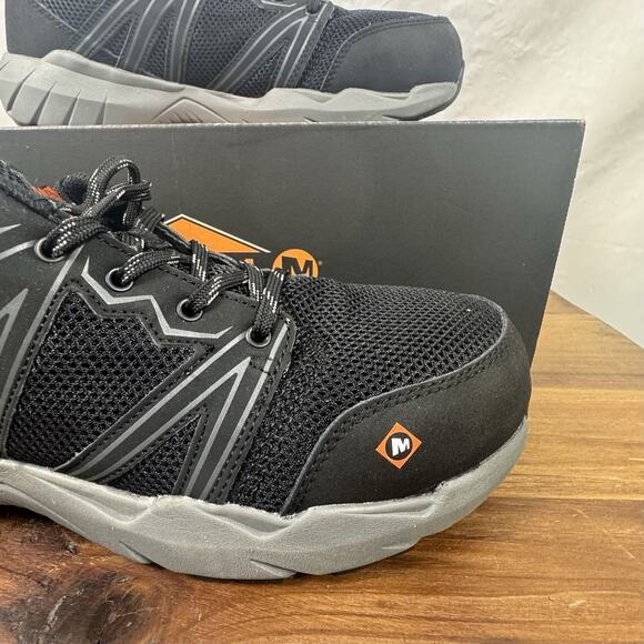 Merrell Women’s Fullbench Superlite AT Black Safety Toe Work Sneakers 9.5 M NWB - Picture 3 of 11